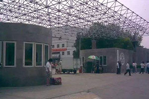 上海學院門廳網架
